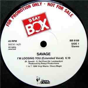 Savage - I'm Loosing You download free